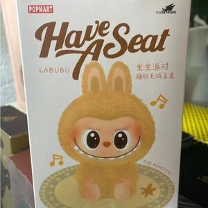 Labubu Have A Seat Figurine - Brown